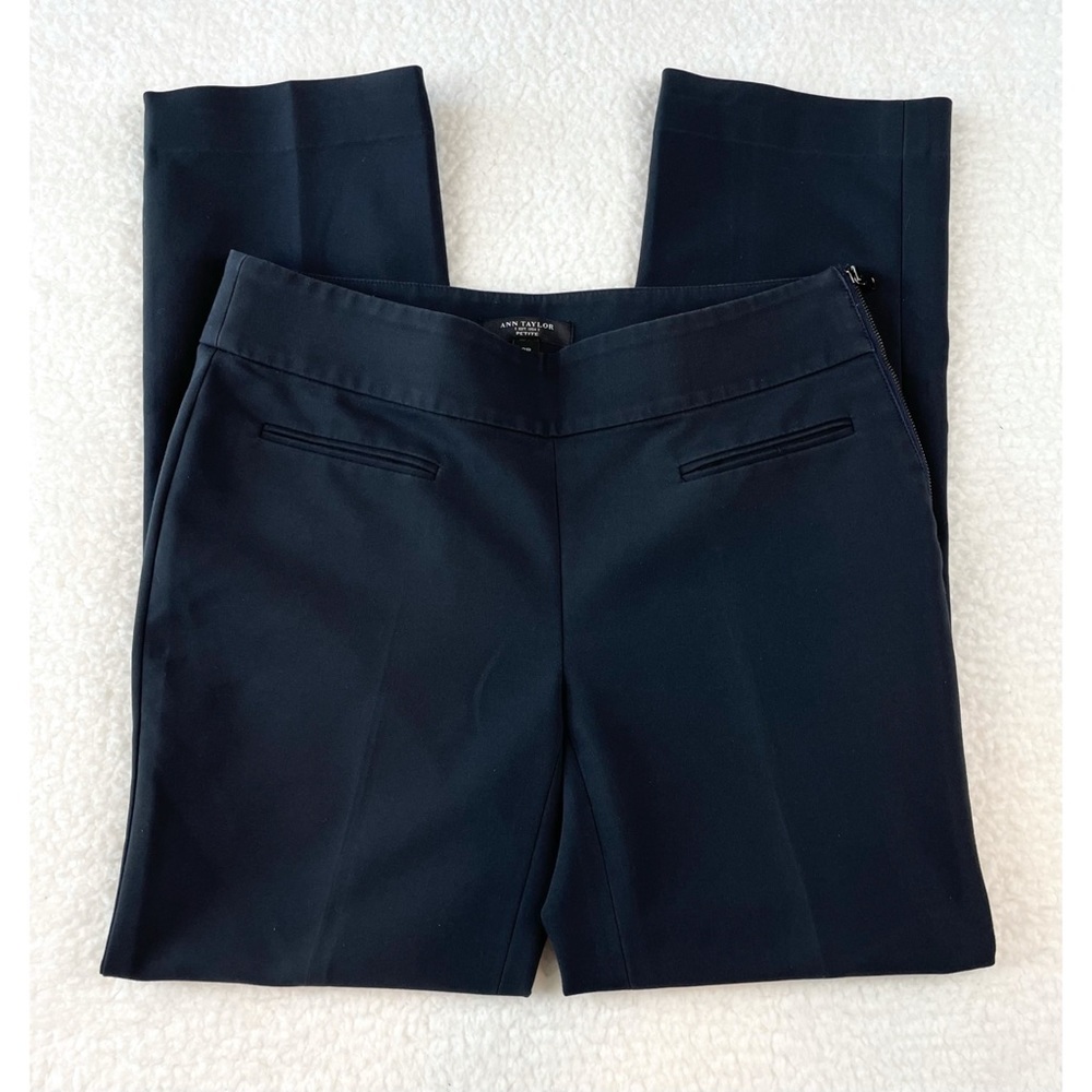 ANN TAYLOR • Blue-Black Ankle Cut Trousers, 2P - Picture 11 of 11